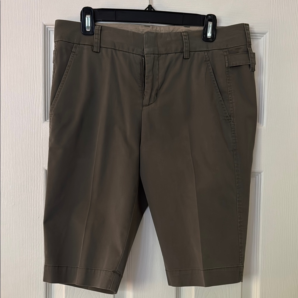 Vince Olive Green Bermuda Shorts